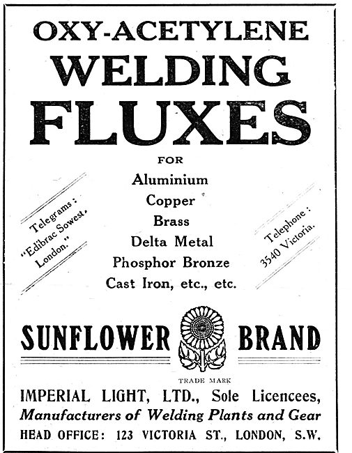 Imperial Light - Sunflower Brand Oxy-Acetylene Welding Fluxes    