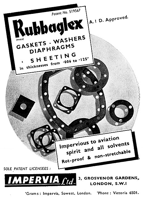 Impervia RUBBAGLEXC Gaskets, Washers & Diaphragms                