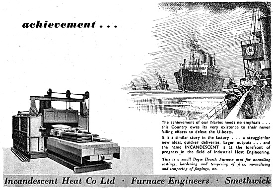The Incandescent Heat Company Furnace Engineers                  