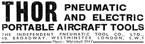 Independent Pneumatic. Thor Pneumatic & Electric Aircraft Tools  