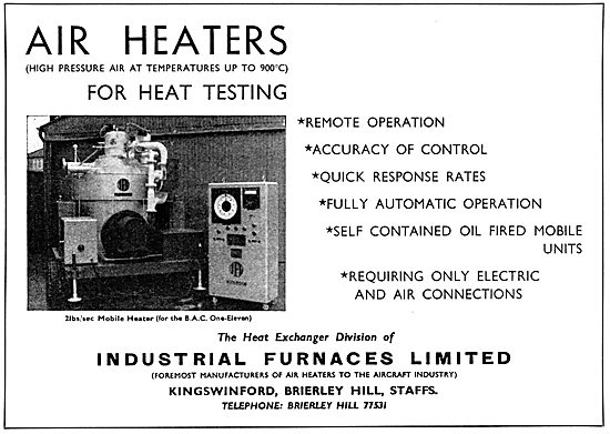 Industrial Furnaces.  Air Heaters                                