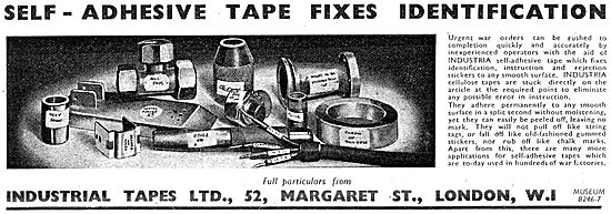 Industrial Tapes - Self  Adhesive Identification Tapes 1943      