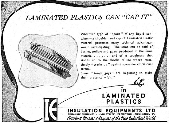 Insulation Equipments Laminated Plastic Products 1943            