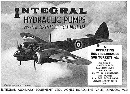 Integral Aircraft Hydraulic Pumps                                