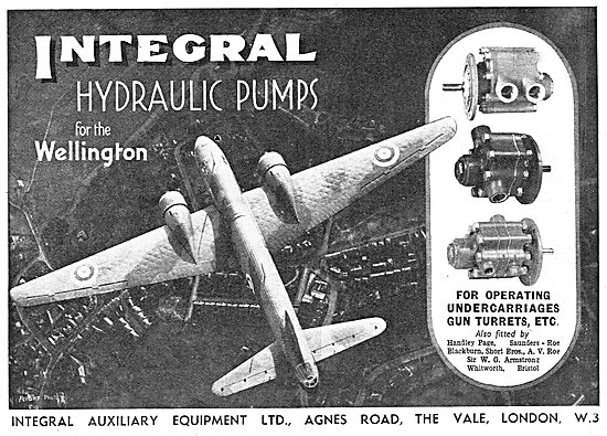 Integral Aircraft Hydraulic Pumps                                