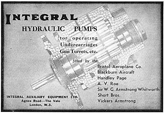 Integral Aircraft Hydraulic Pumps                                