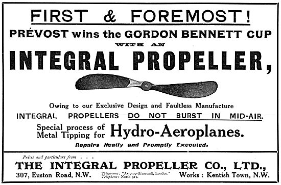 Chauvieres Integral Propellers                                   