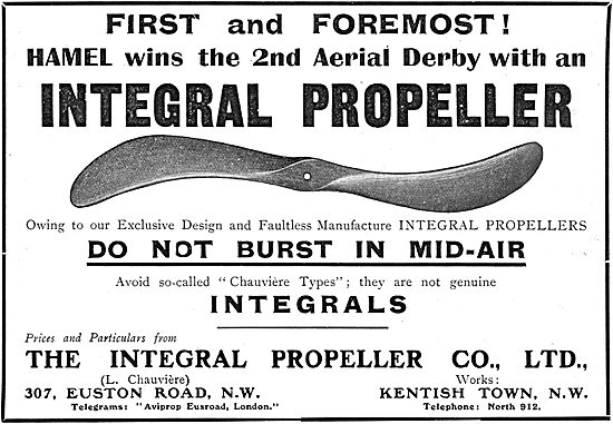 Integral Propellers Do Not Burst In The Air                      