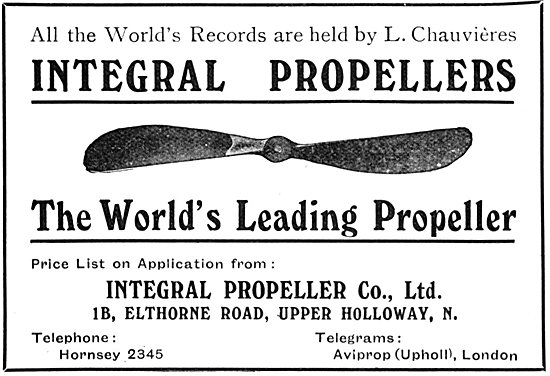 Integral Propellers 1915                                         