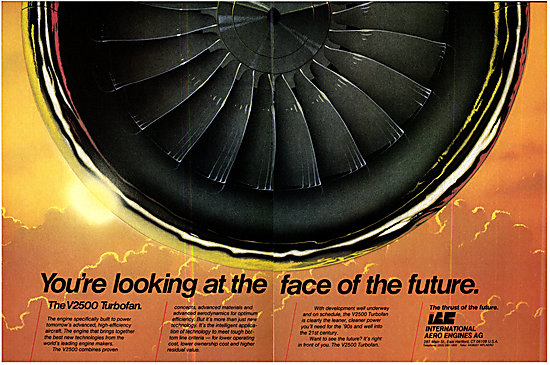 International Aero Engines V2500 Turbofan                        