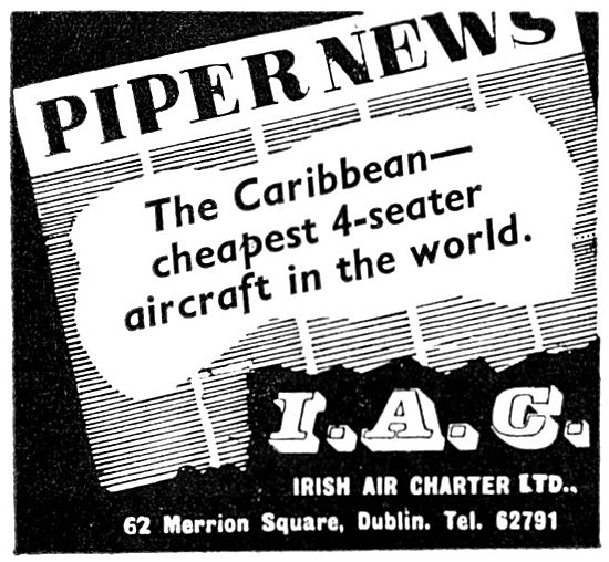 Irish Air Charter - Piper Caribbean                              