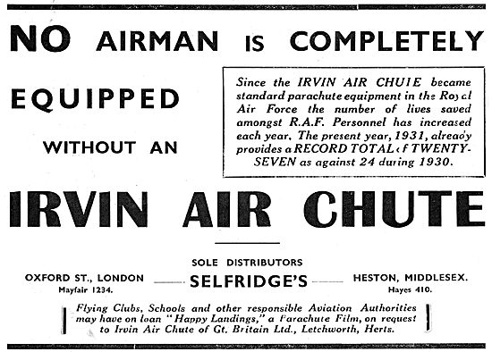 Irvin Air Chute Parachute. - Selfridges                          