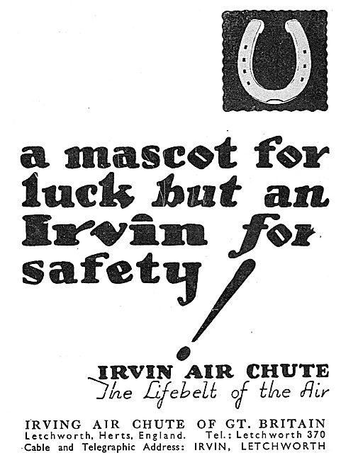 Irvin Air Chute Parachutes                                       