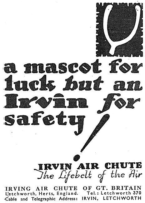 Irvin Air Chute Parachutes                                       