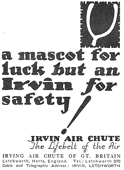 Irvin Air Chute: Superstitions Series: Lucky Mascot              