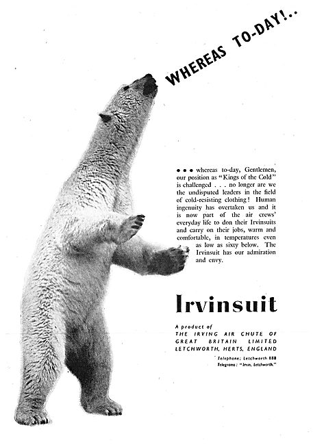 Irving Air Chute - Irvinsuit                                     
