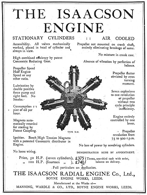 The Isaacson Radial Engine - Stationary Cylinders                