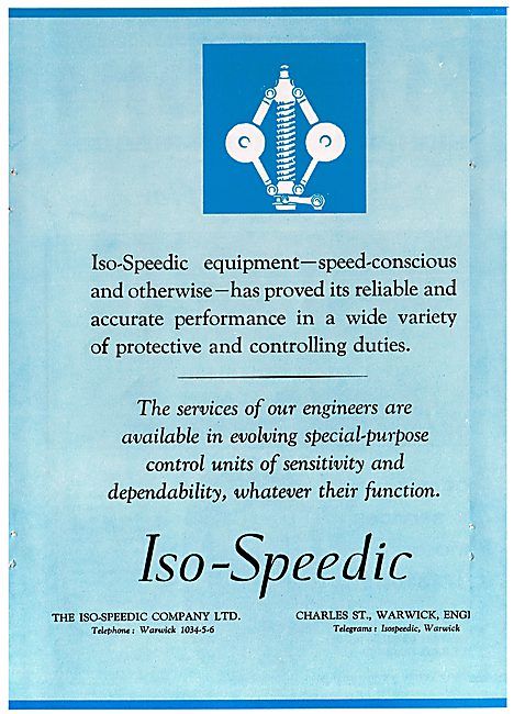  Iso-Speedic Speed Governing & Control Units                     