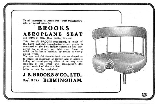 Brooks Aeroplane Seats                                           