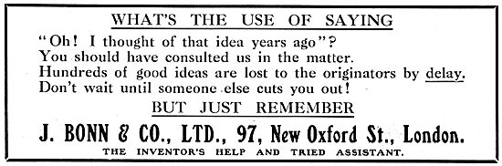 J.Bonn & Co. Prototypers, Model Makers & Aeroplane Accessories   