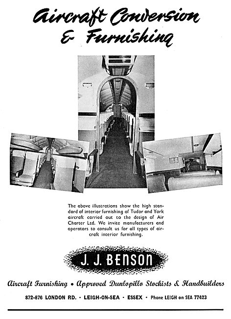 J.J.Benson Aircraft Interior Furnishing, Southend Airport        