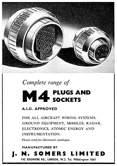 J.N.Somers Electrical Components - M4 Plugs & Sockets            