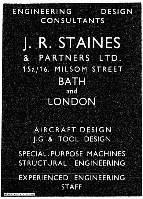 J.R. Staines & Partners Aircraft Design - Jig & Tool Design      