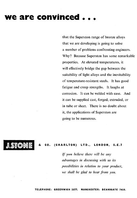 J,.Stone & Co - Light Alloy & Elektron Castings                  