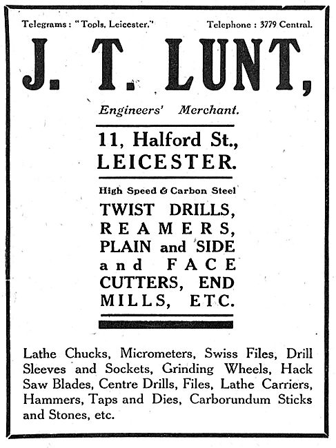 J.T.Lunt - Engineers' Merchants                                  