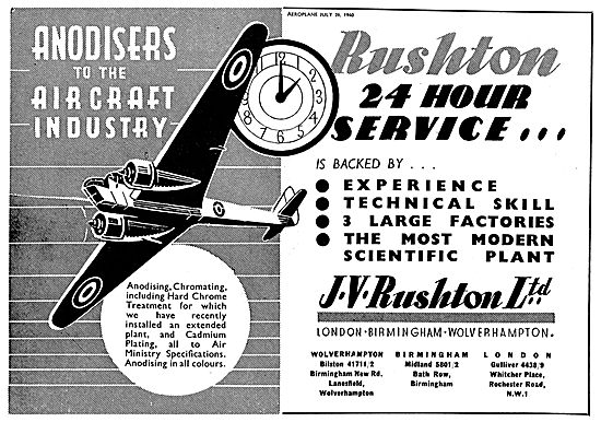 J V Rushton. Chromating Anodising.                               