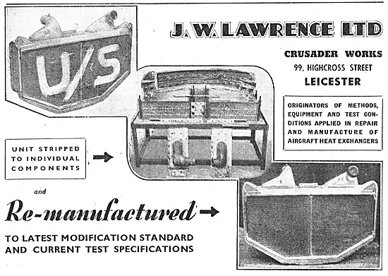 J.W.Lawrence Heat Exchanger Servicing & Repairs                  