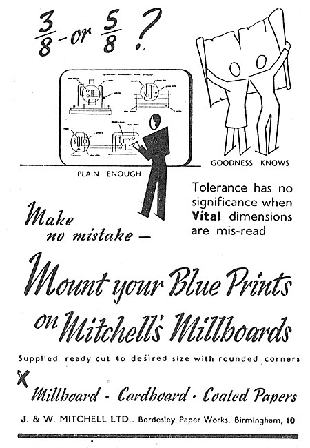 J.& W.Mitchell - Cardboard, Pasteboard & Millboards              