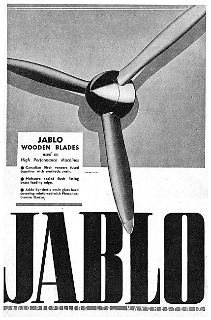 Jablo Wooden Propeller Blades                                    