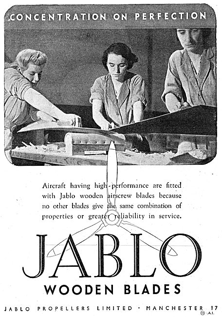 Jablo Wooden Propeller Blades                                    