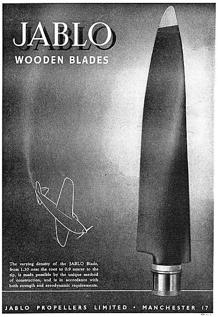 Jablo Wooden Propeller Blades                                    
