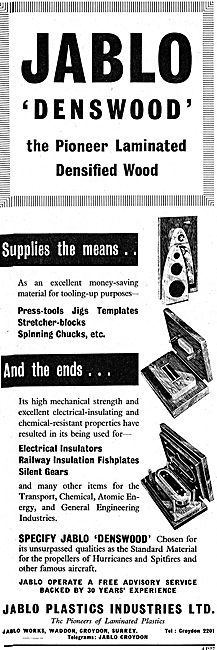 Jablo Denswood Densified Wood For Factory & Aircraft Use         