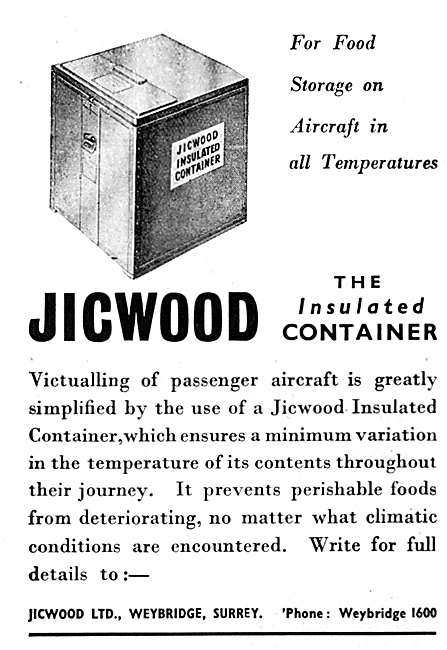 Jicwood Insulated Catering Containers 1947                       