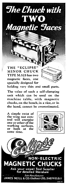 Eclipse Non-Electric Magnetic Chucks                             