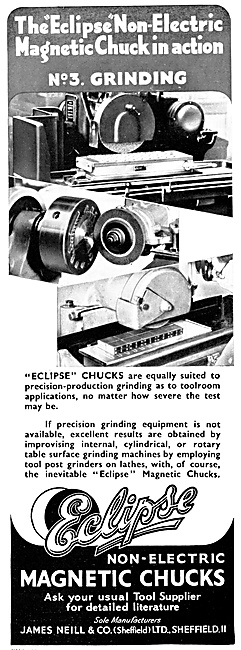 Eclipse Non-Electric Magnetic Chucks                             