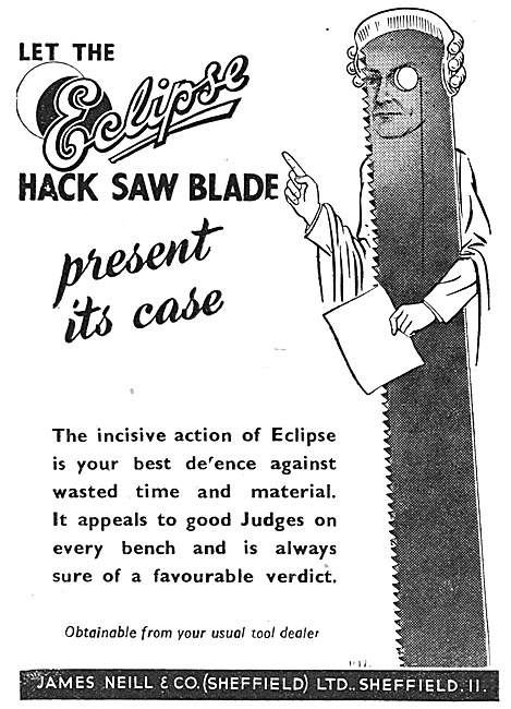 James Neill Eclipse Hack Saw Blades                              