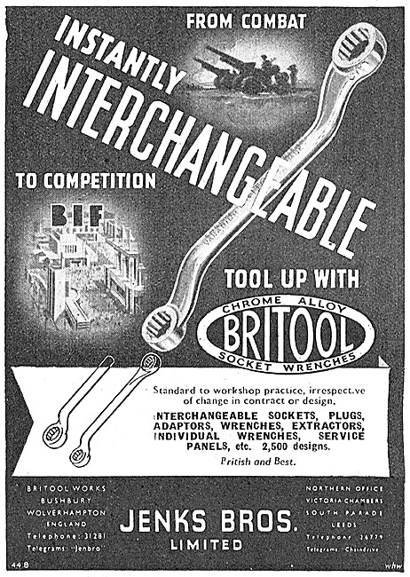 Jenks Brothers Britool Spanners, Sockets & Workshop Tools        