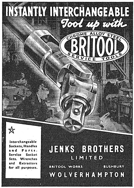 Jenks Brothers Britool Spanners, Sockets & Workshop Tools        