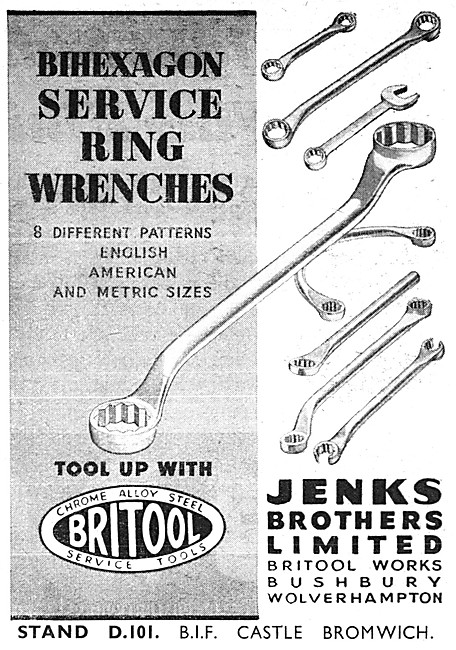 Jenks Bros Britool Spanners & Wrenches                           