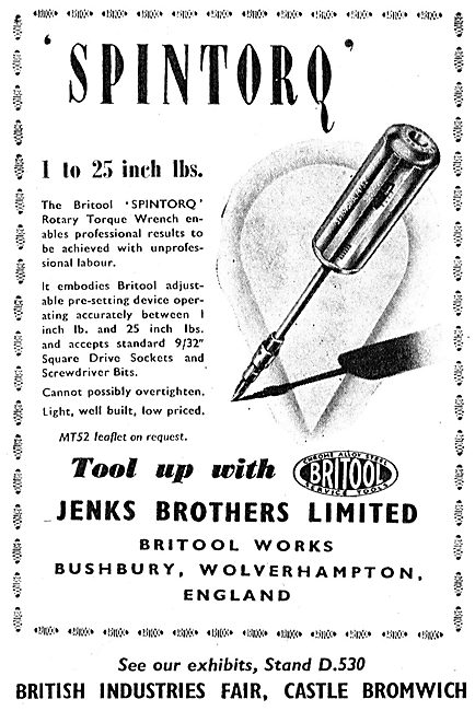 Jenks Bros Britool Engineering Tools - Spintorq                  