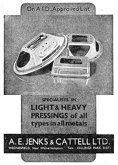 Jenks & Cattell Metal Pressings                                  