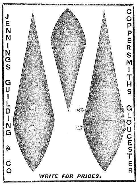 Jennings, Guilding & Company. Coppersmiths. Gloucester           