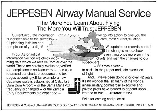 Jeppesen Airways Manuals & Flight Guides 1977                    