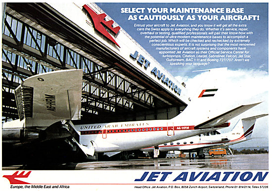 Jet Aviation Aircraft Components                                 
