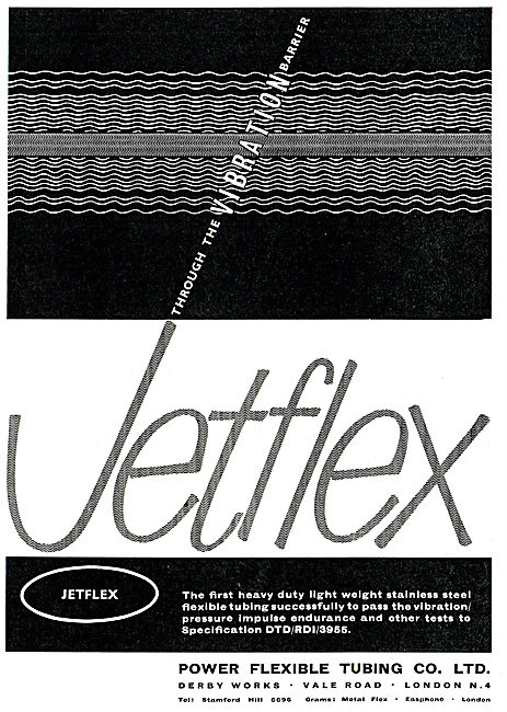 Power Flexible Tubing Co: Jetflex Tubing For Aircraft            
