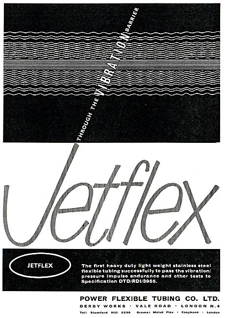 Power Flexible Tubing Co: Jetflex Tubing For Aircraft            